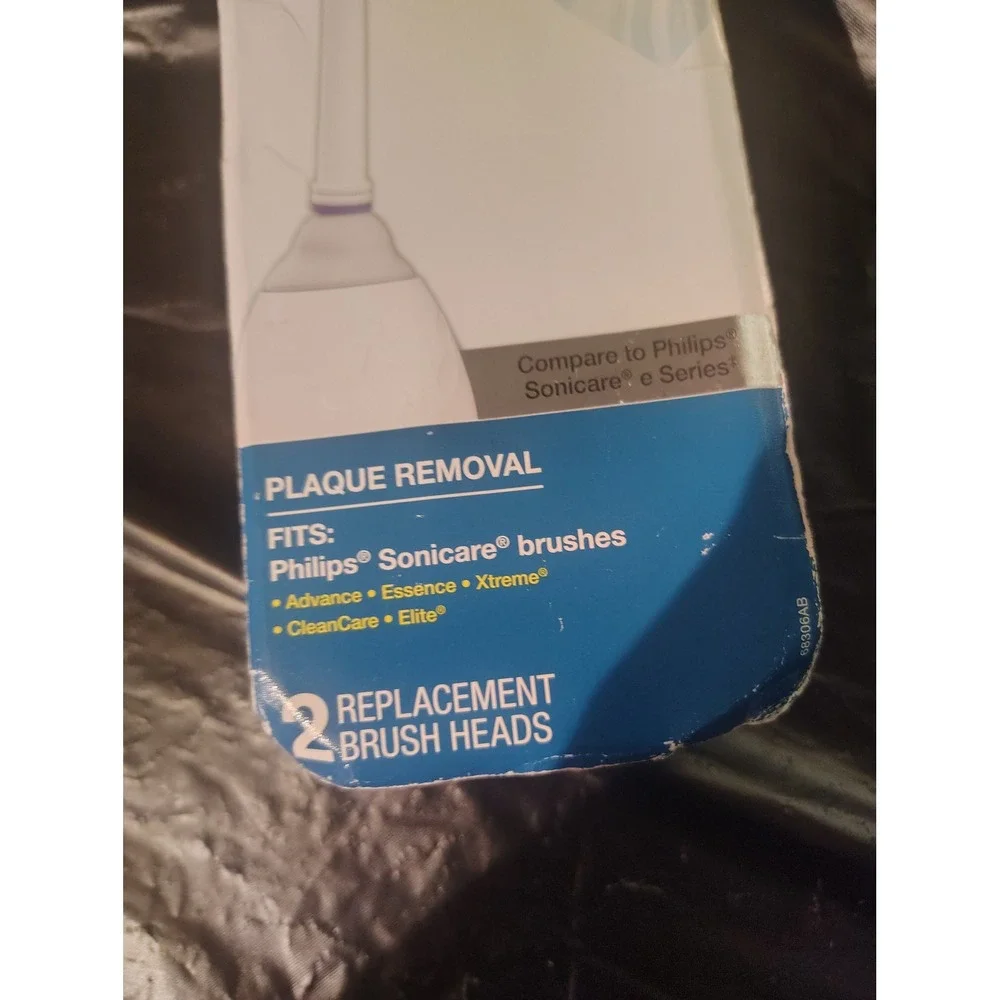 CVS Health Sonic Clean 2ct Brush Heads Fits Philips Sonicare e-Series